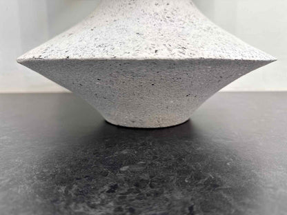 White Speckled Table Lamp