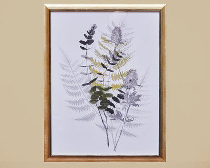Wild Foliage Rustic Framed Print WM12853