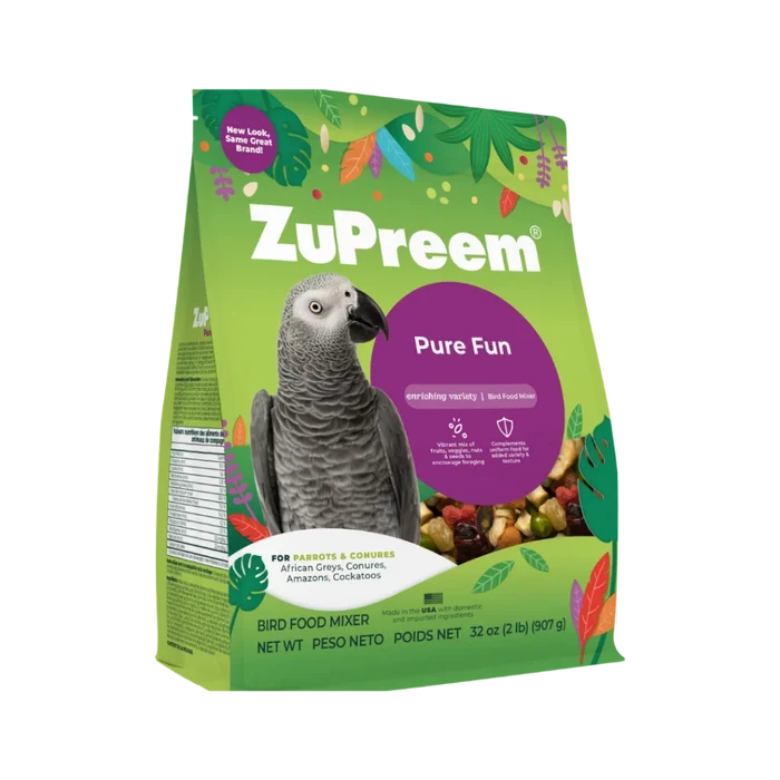 Zupreem Pure Fun Bird Food for Parrots and Conures 2 lb