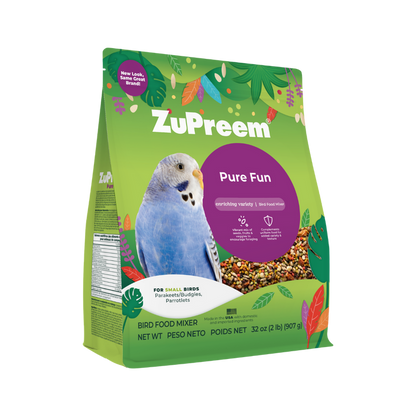 Zupreem Pure Fun Bird Food for Small Birds 2 lb