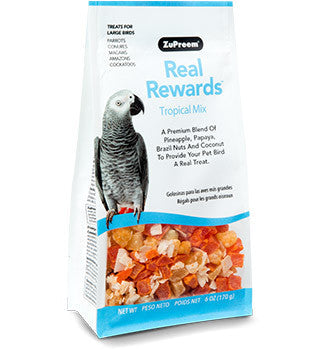 Zupreem Real Rewards Tropical Mix Large Bird Treats 6