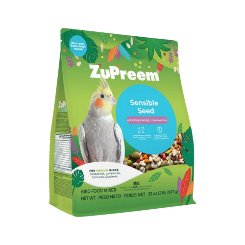 Zupreem Sensible Seed Bird Food for Medium Birds 2 lb