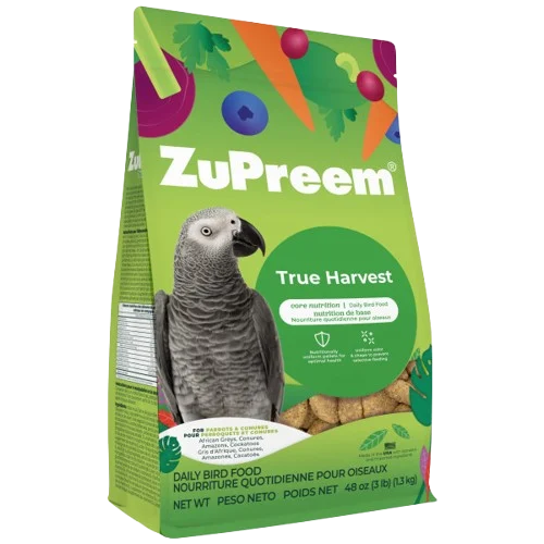 Zupreem True Harvest Pellets for Medium to Large Birds